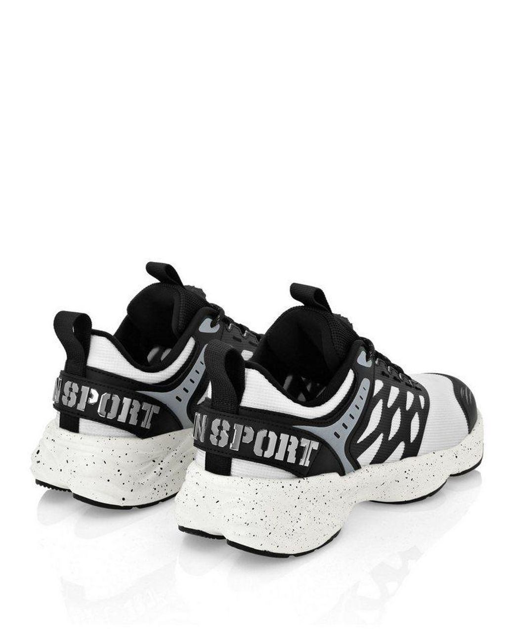 Philipp Plein Black Scratch Sneaker