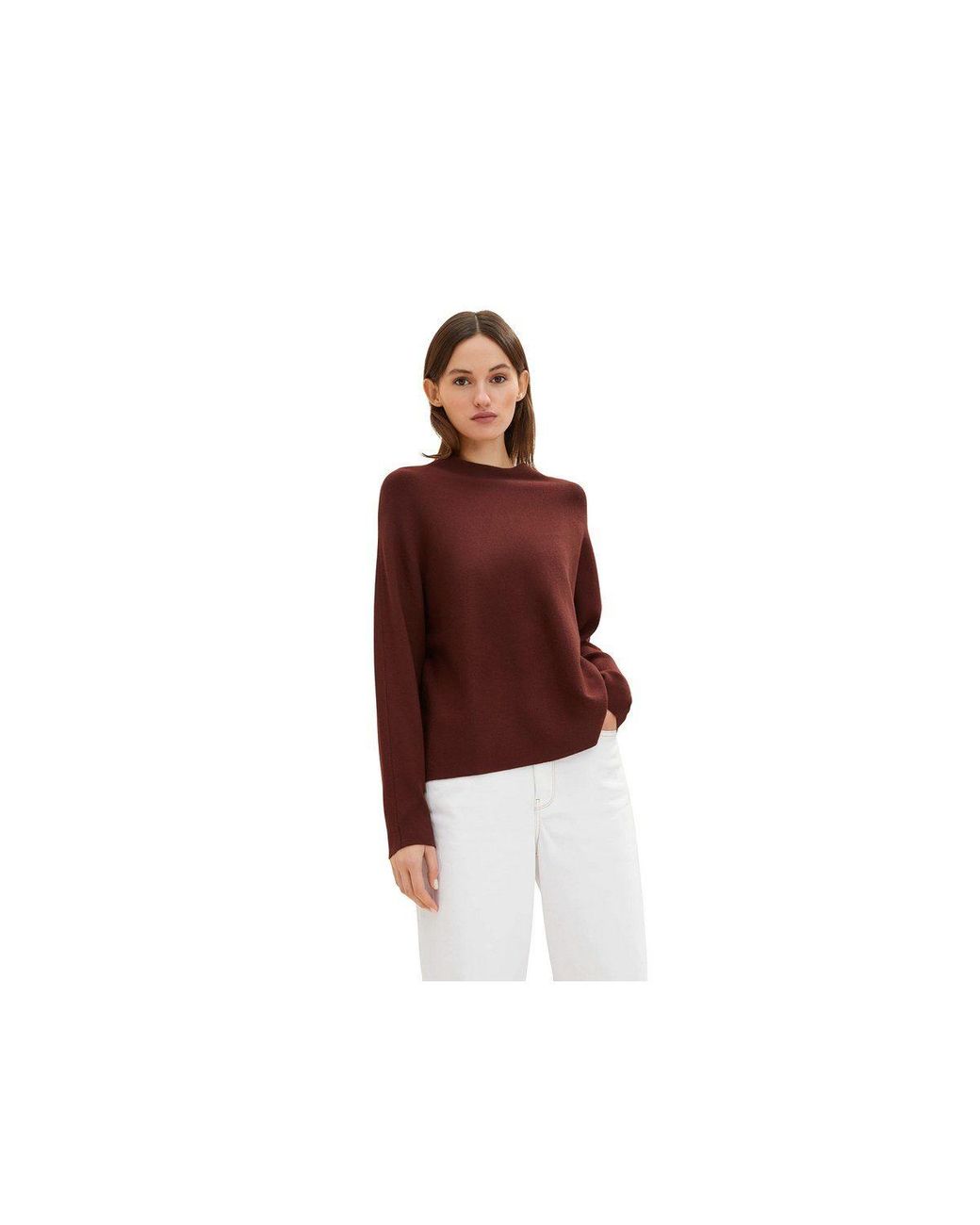 Supremo Longpullover braun (1-tlg) in Rot | Lyst DE