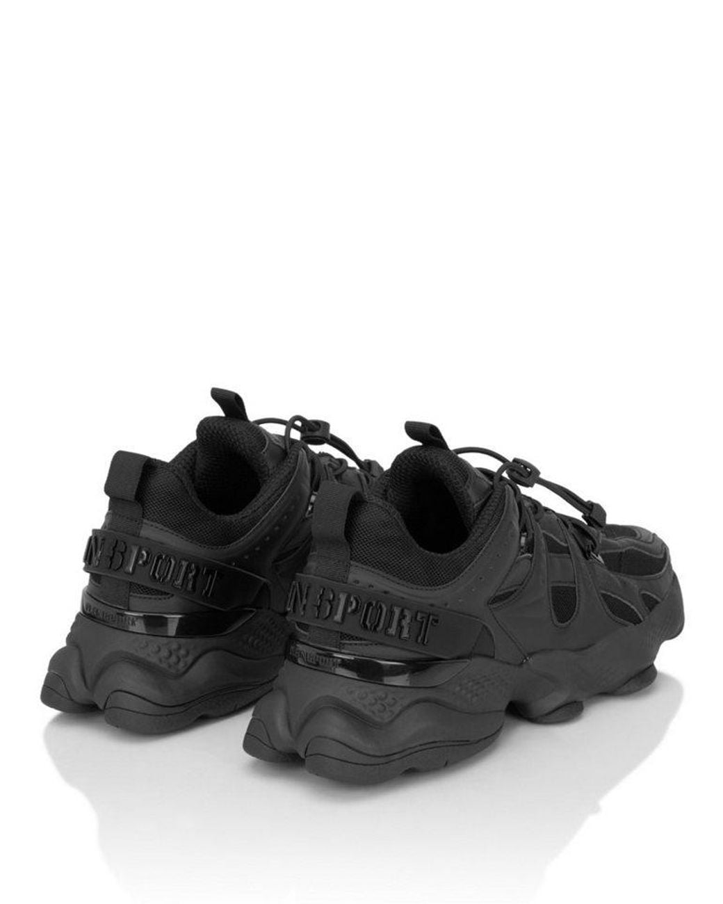 Philipp Plein Black Runner Sneaker Sneaker