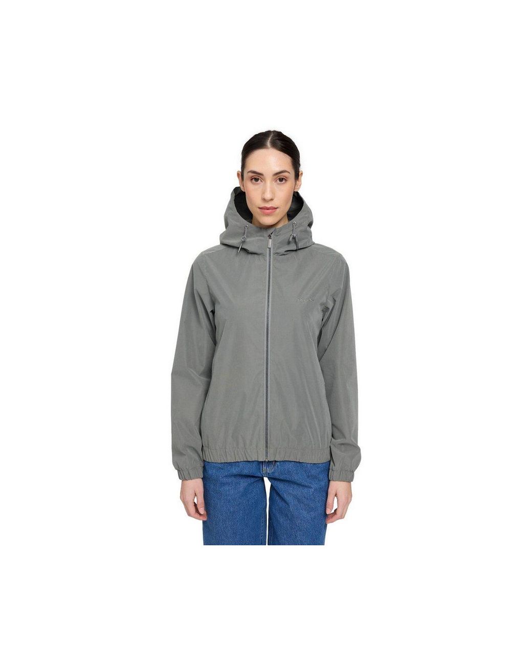Mazine Gray Blouson Basic Light Blouson Jacket