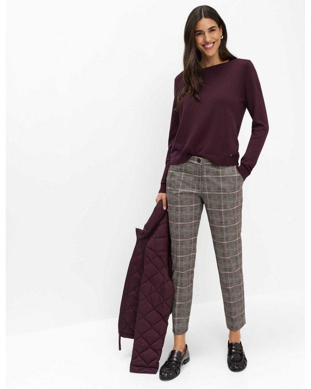 Brax Red Strickpullover Style Leni