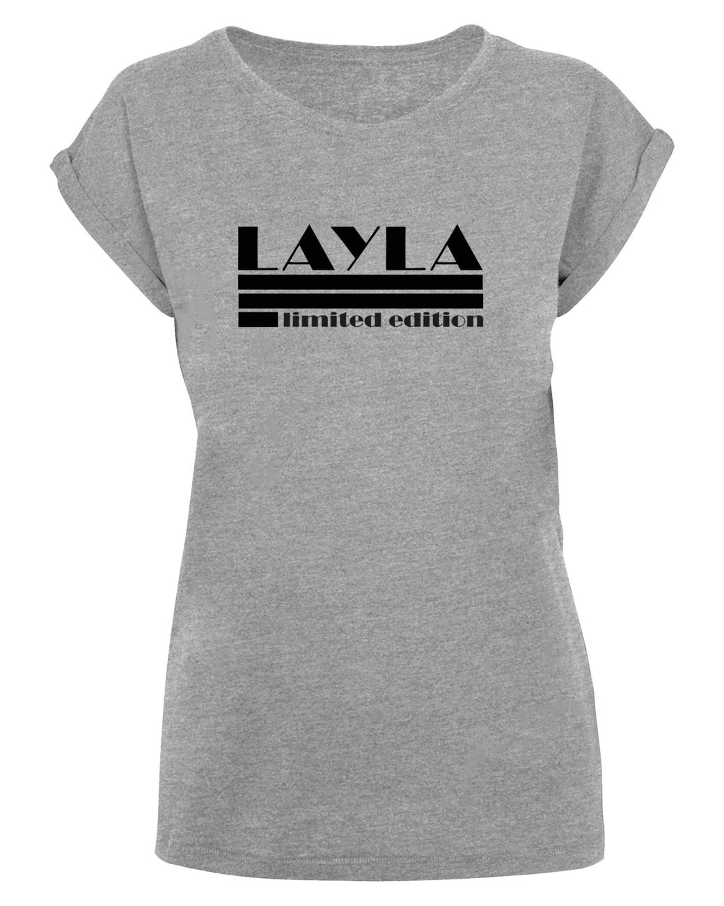 Limited Edition - Ladies | (1-tlg) in Layla Lyst Merchcode DE Grau T-Shirt