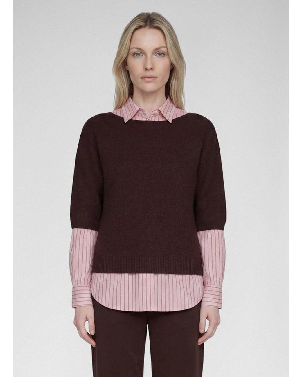 Rabe Brown Strickpullover Pullover