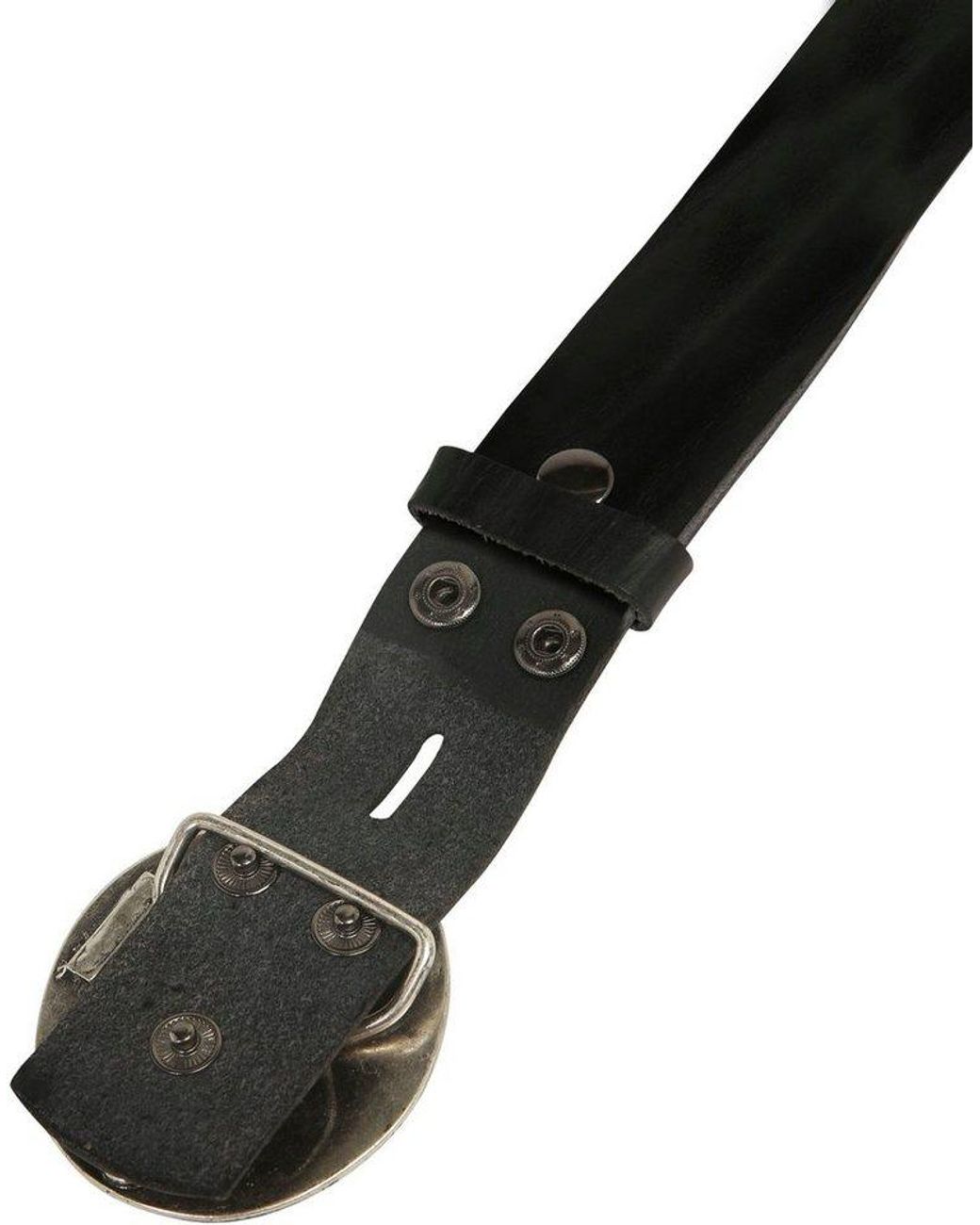 Rettungsring Gürtel Black Ledergürtel