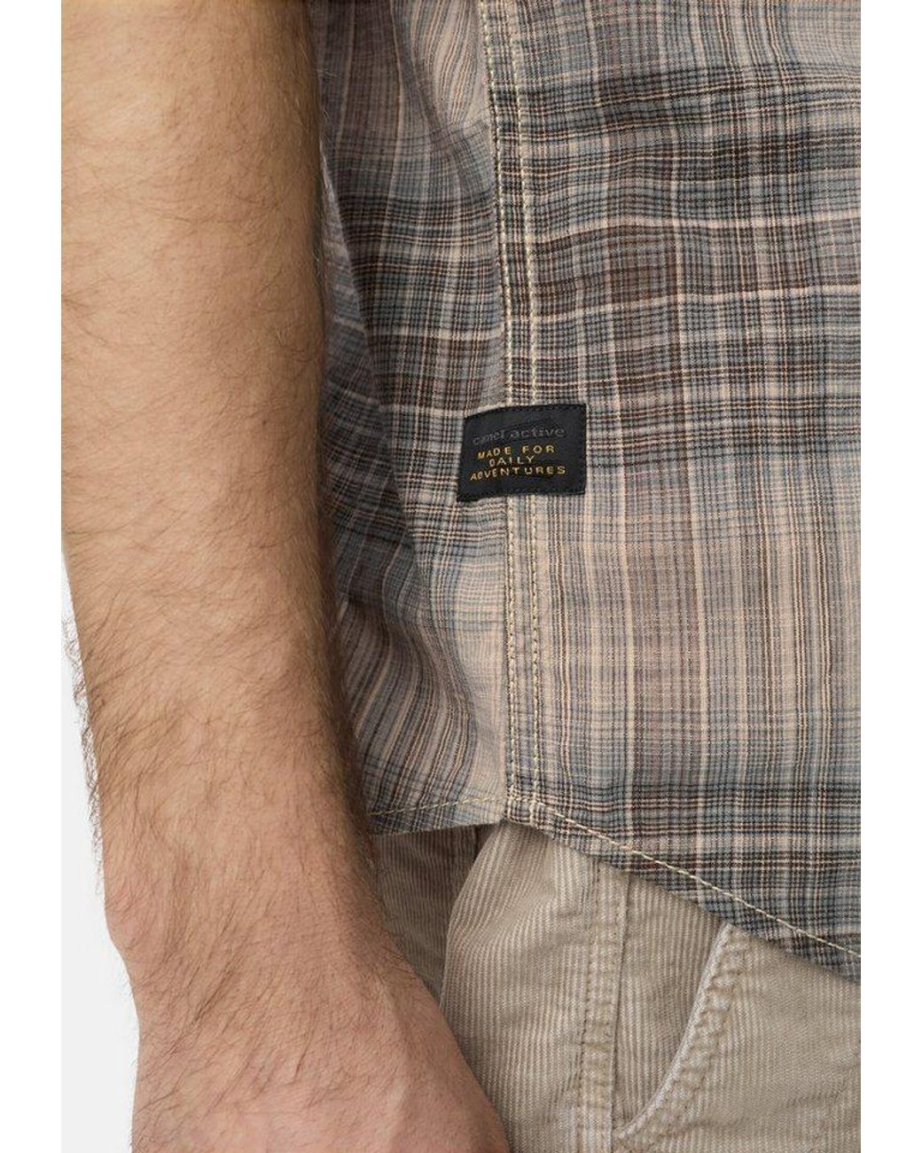 Camel Active Kurzarmhemd Mit Brusttaschen Kurzarm Button-Down in Brown für Herren