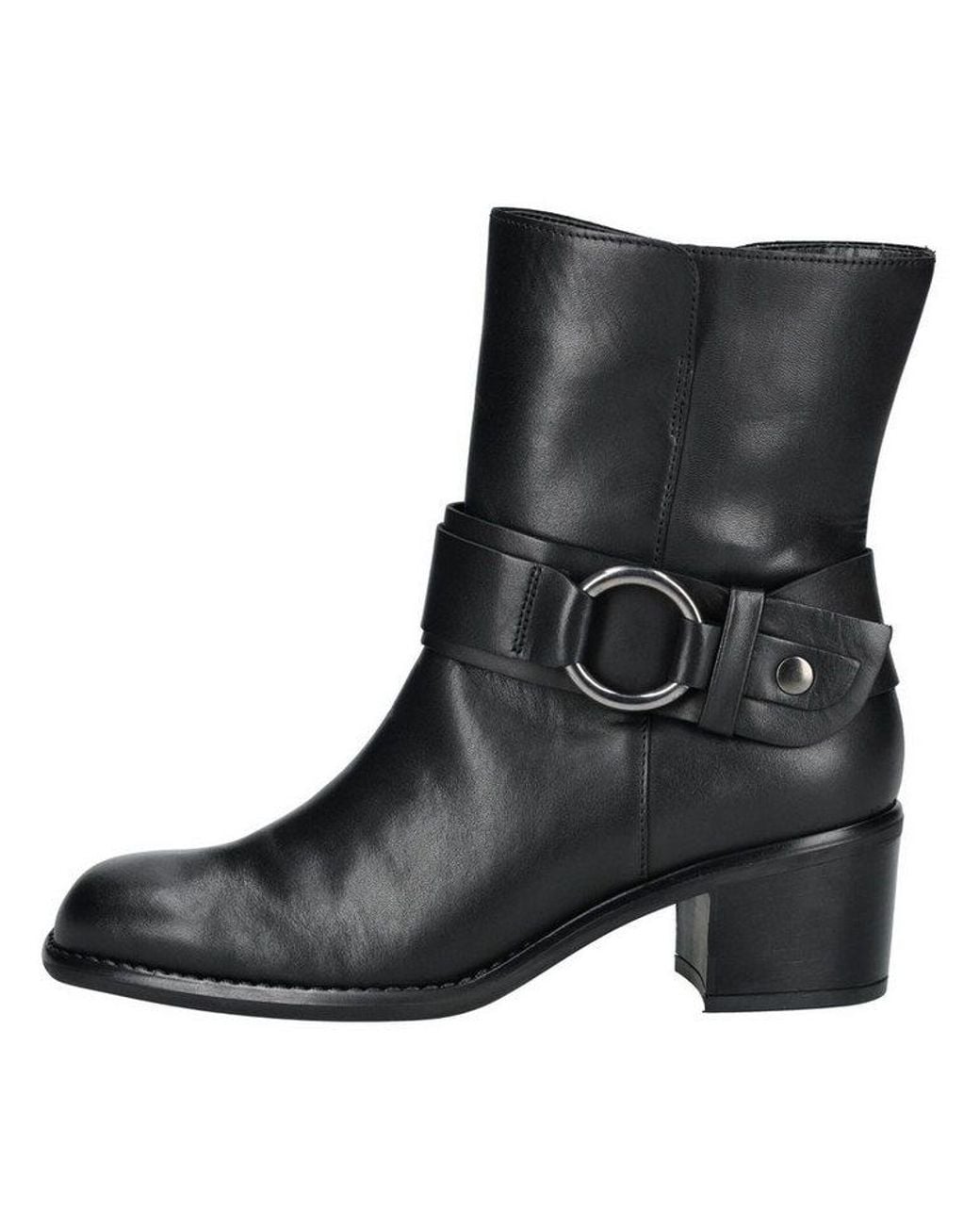 Gabor Black Stiefelette Glattleder Stiefelette