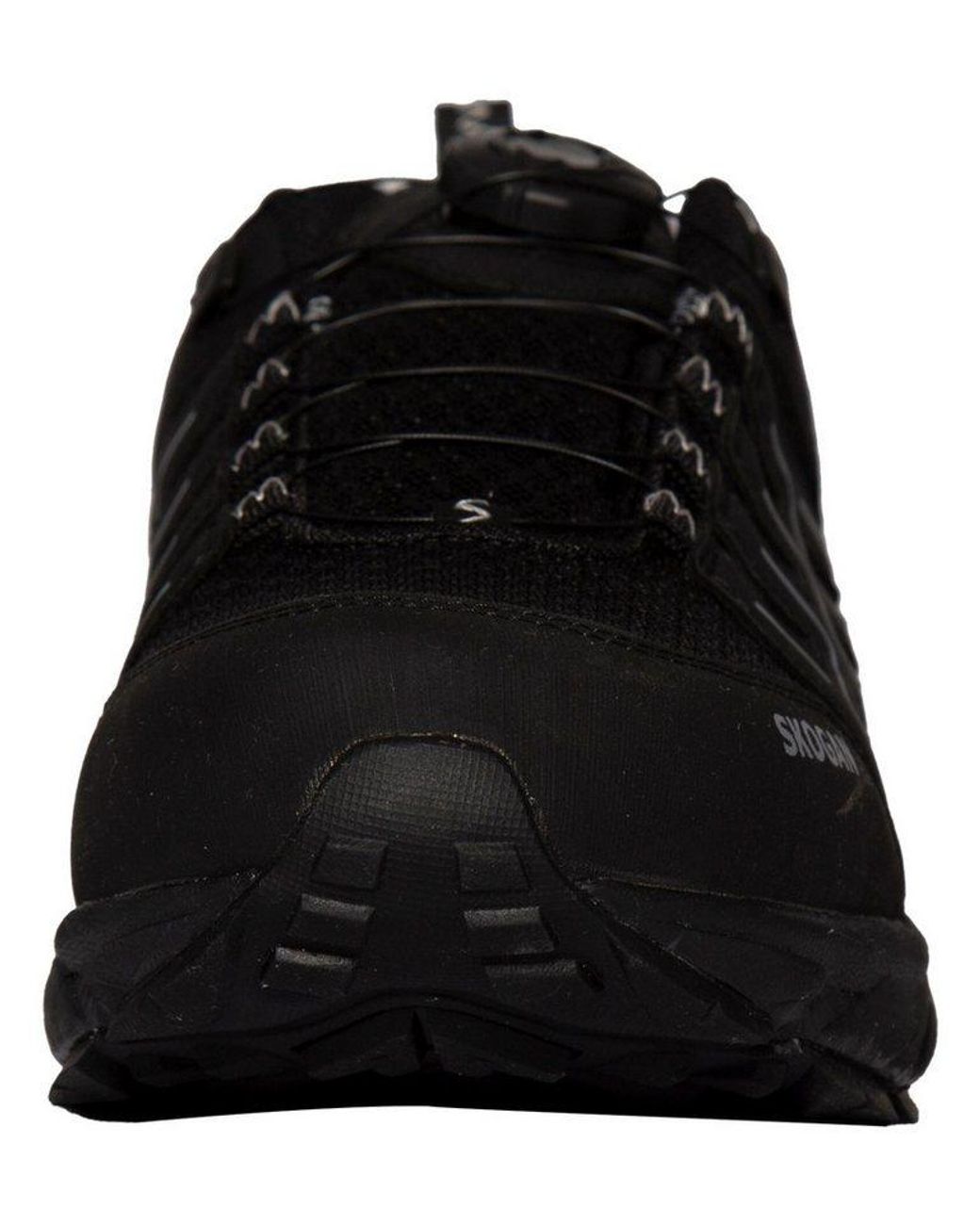SKOGAN Wanderschuhe Mesh Sneaker in Black für Herren
