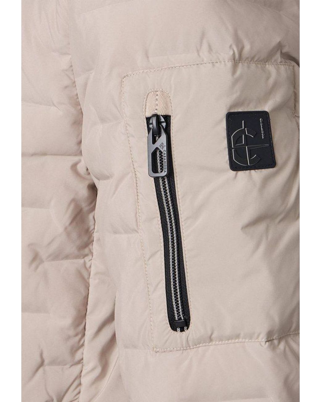 CASA MODA Steppjacke Basic (1-St) Steppjacke in Natural für Herren