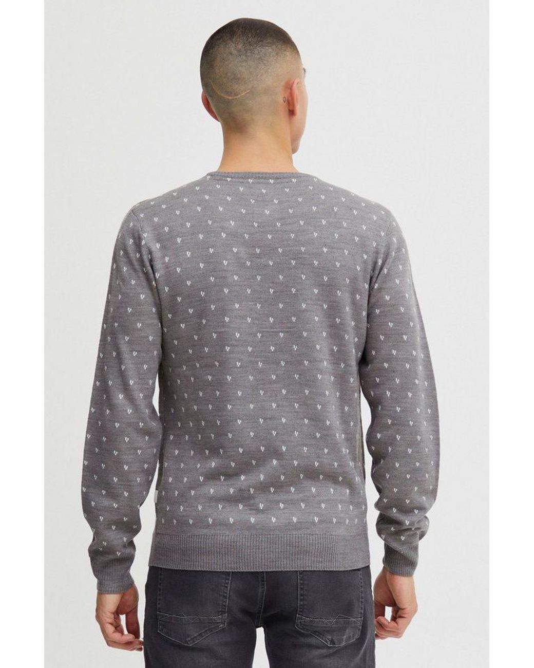 11 Project Strickpullover Prjulius Modischer Pullover in Gray für Herren