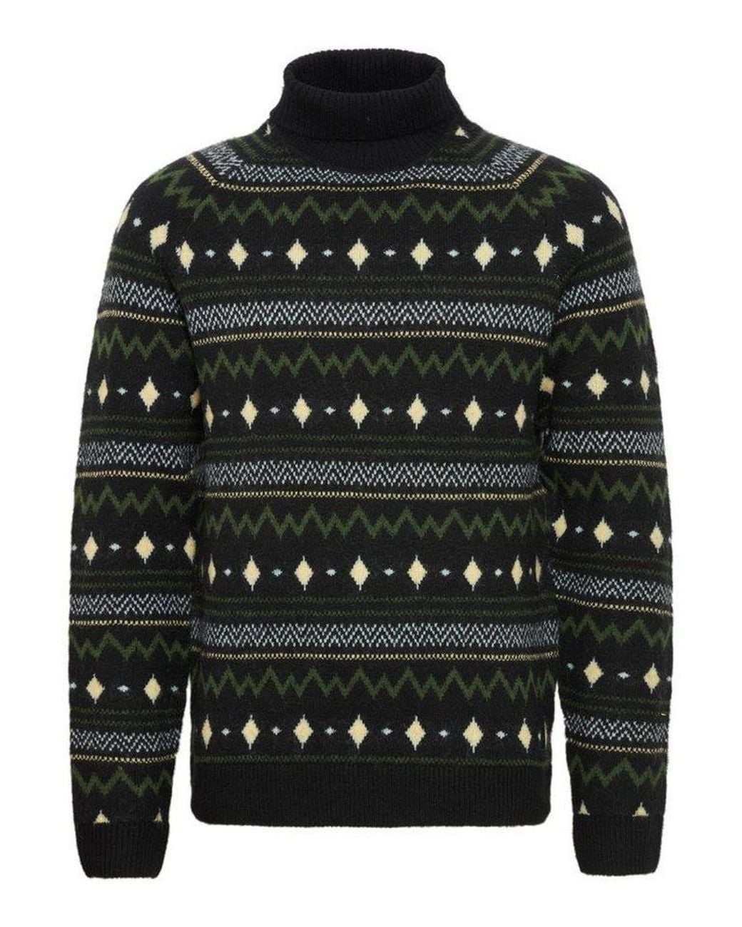 Blend Rollkragenpullover Bhpullover Stilvoller Basic Strickpullover Mit Rollkragen in Black für Herren