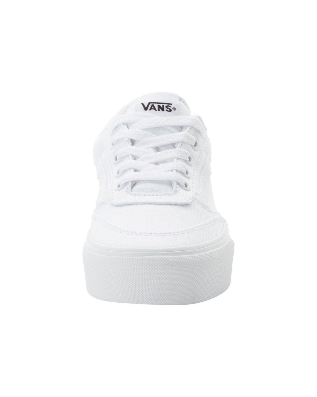 Vans White Brooklyn Ls Platform Sneaker