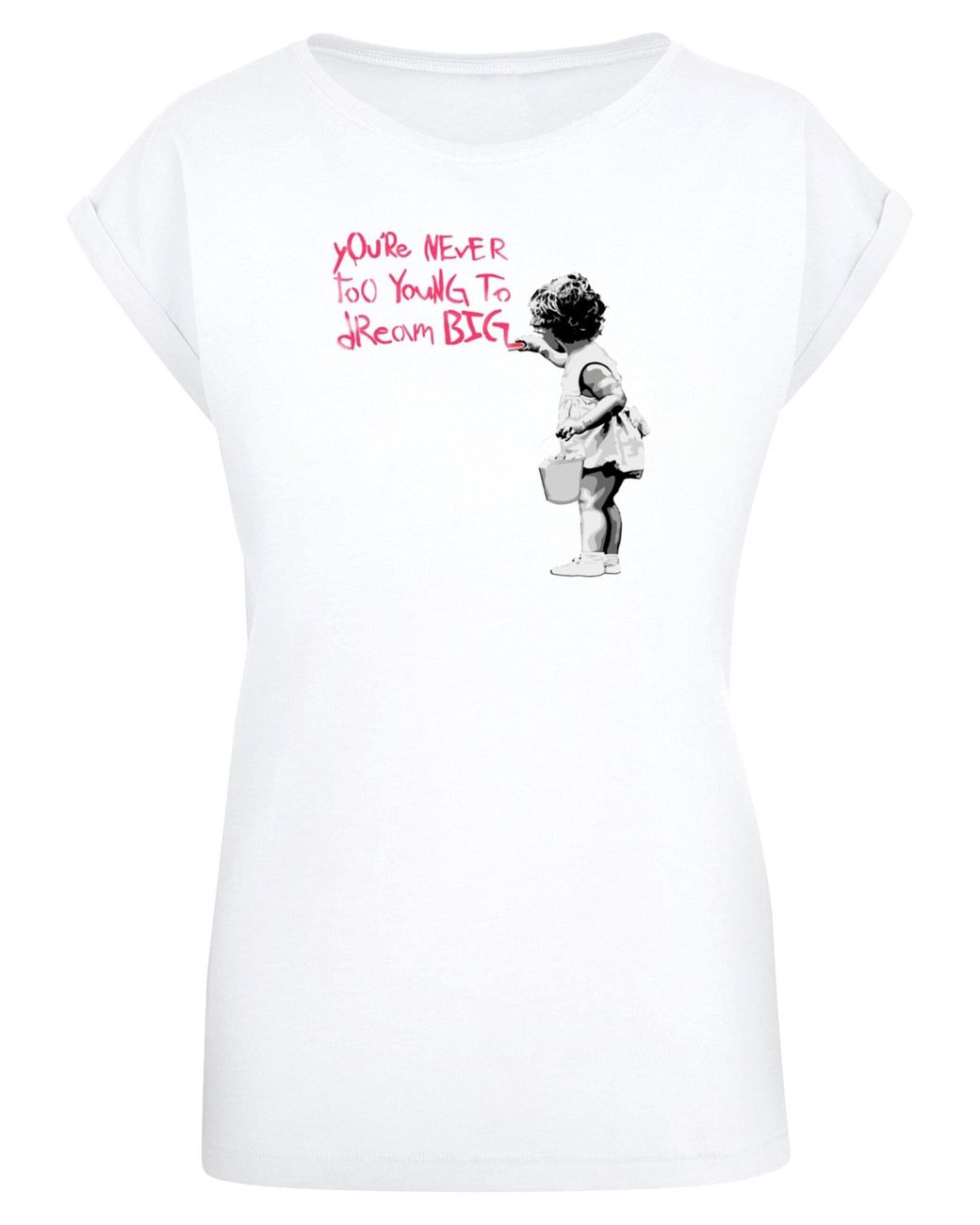Merchcode Ladies Dream Big DE Lyst | Weiß in T-Shirt (1-tlg)