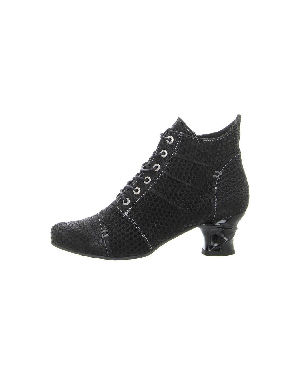 Simen Black Schnürstiefelette