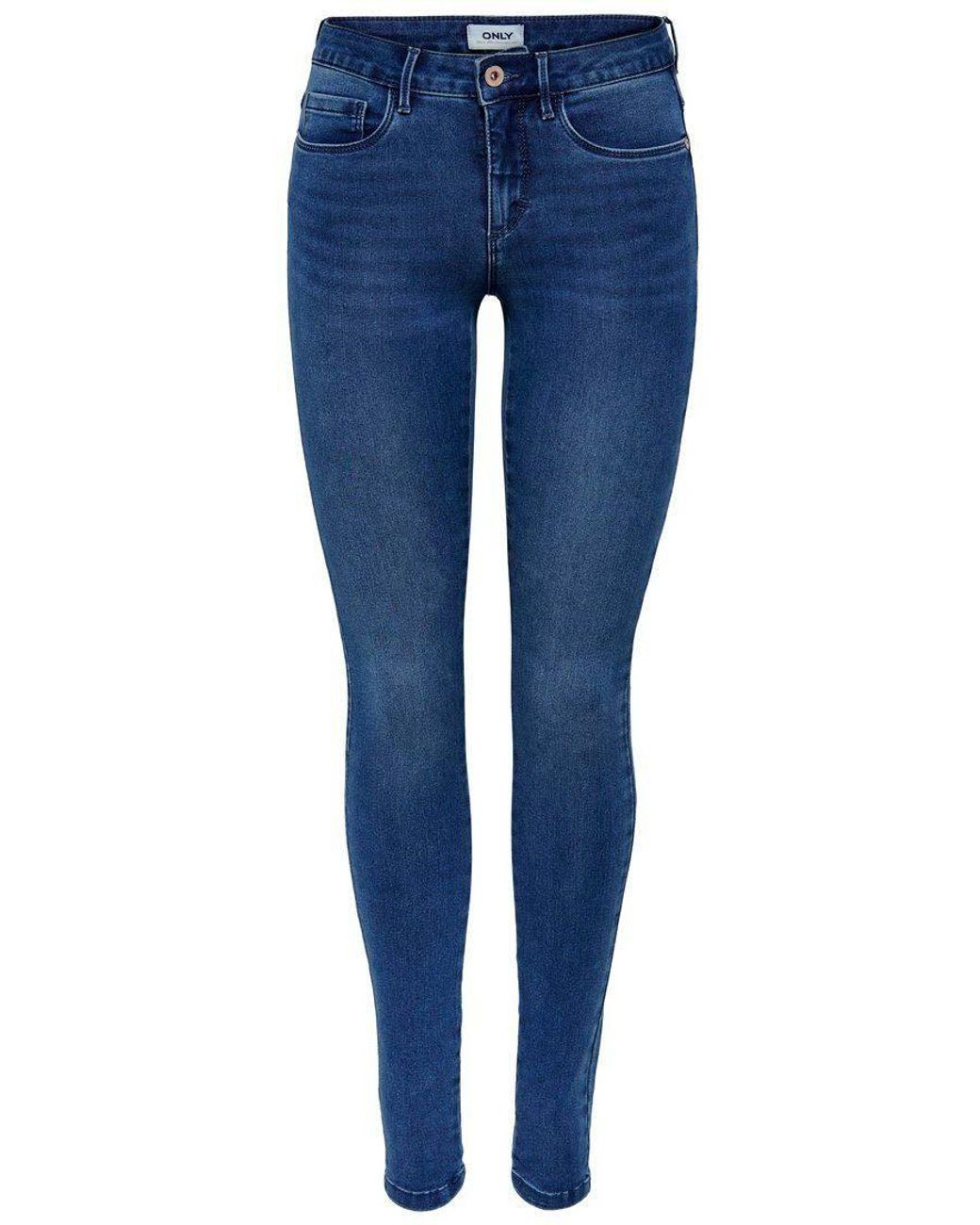 ONLY Skinny-fit-Jeans ONLROYAL LIFE in Blau | Lyst DE