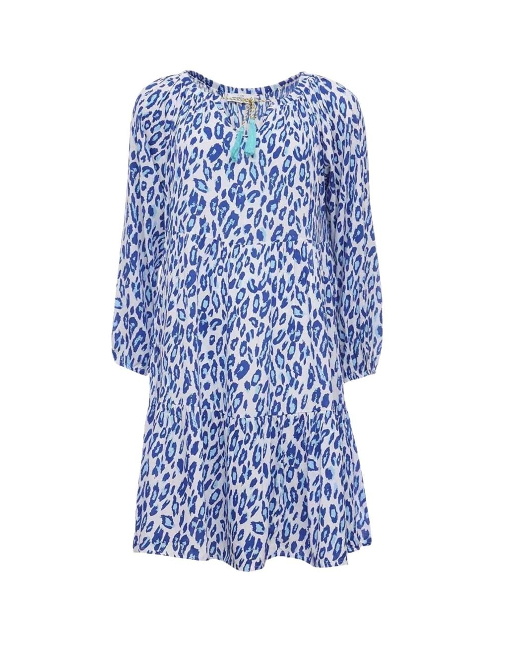 Zwillingsherz Sommerkleid Kleid blau DE Lyst Tara Farbe | in Blau