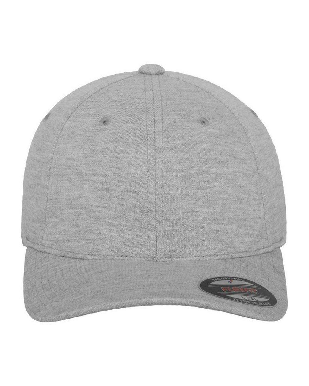 Flexfit Gray Flex Cap Double Jersey