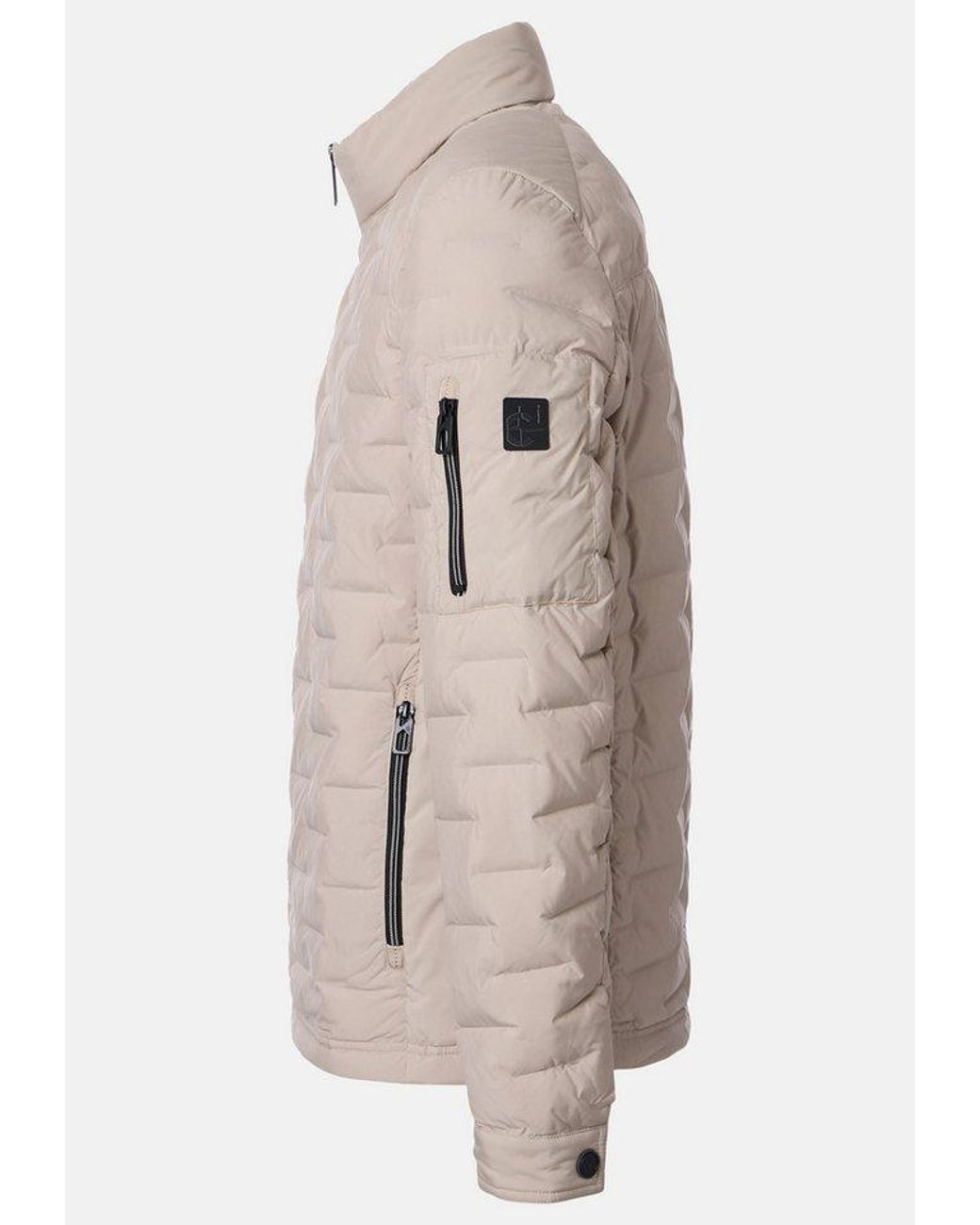 CASA MODA Steppjacke Basic (1-St) Steppjacke in Natural für Herren