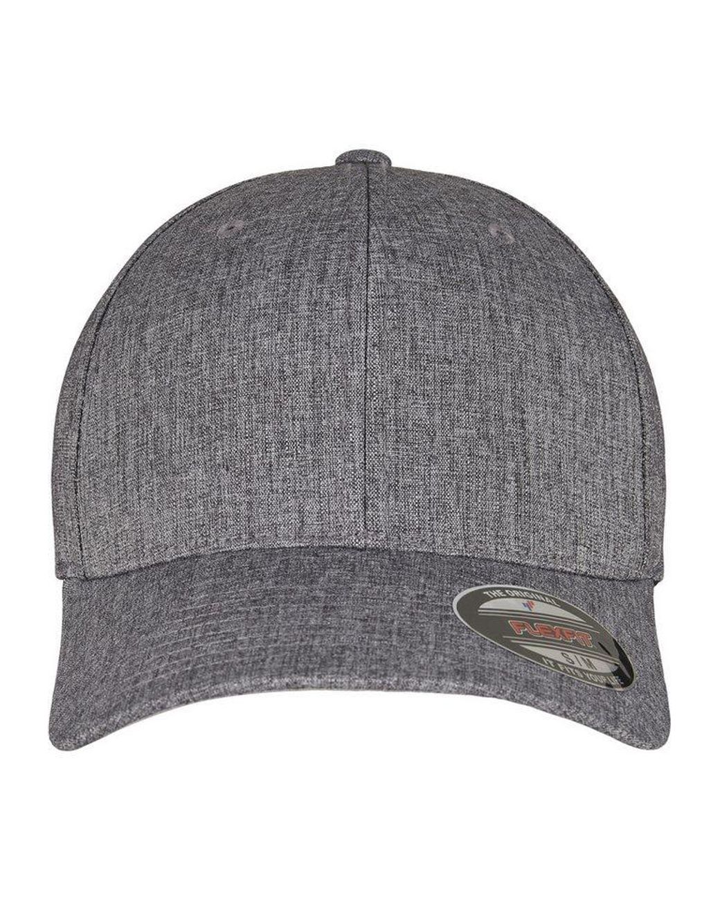 Flexfit Gray Flex Cap Heatherlight Cap