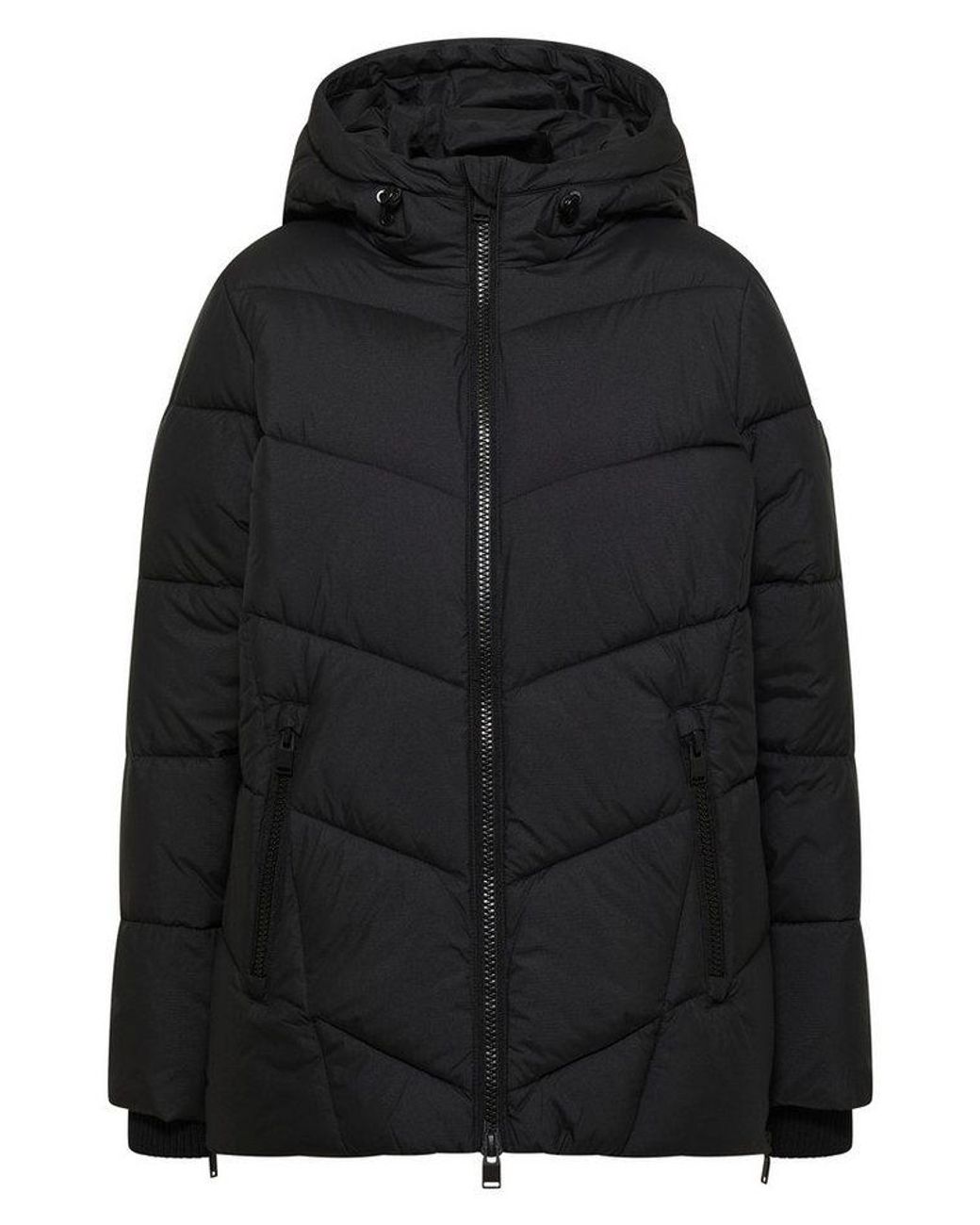 Cecil Black Softshelljacke Mit Kapuze