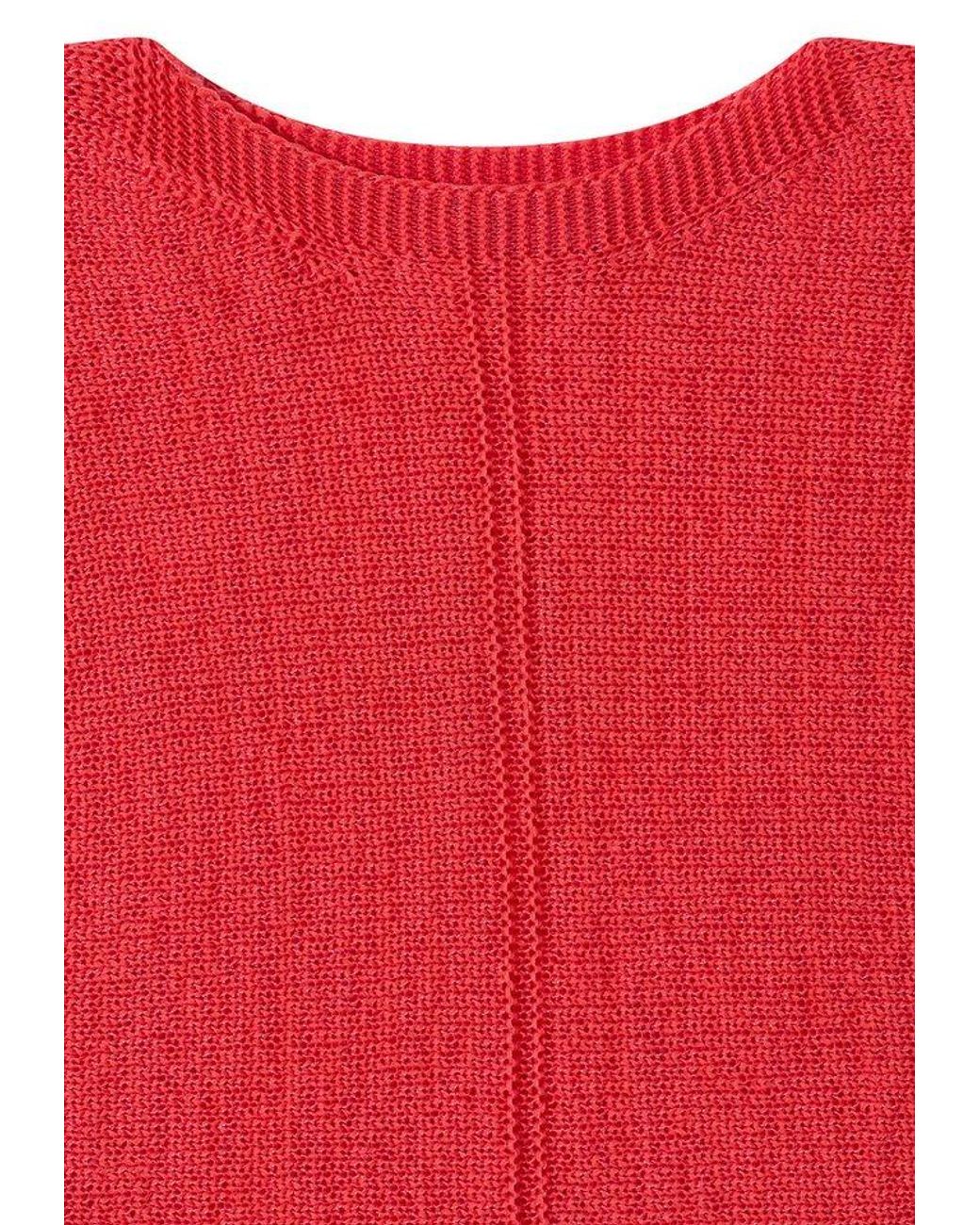 Cecil Red 3/4 Arm-Pullover Mit 3/4 Ärmeln