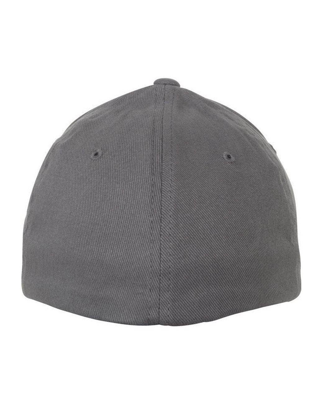 Flexfit Gray Flex Cap Accessoires Brushed Twill