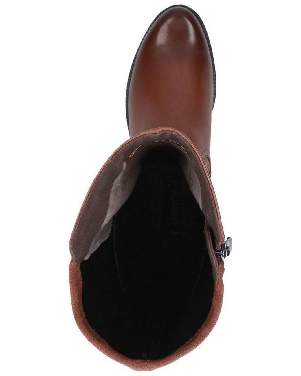 Caprice Brown Stiefel Leder/Textil Stiefel