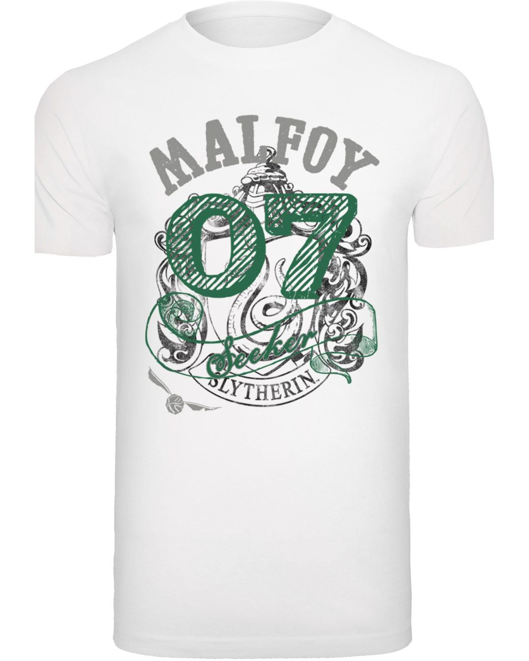 F4NT4STIC Kurzarmshirt Harry Potter Draco Malfoy Seeker with T-Shirt Round  Neck (1-tlg) in Grau für Herren | Lyst DE | T-Shirts