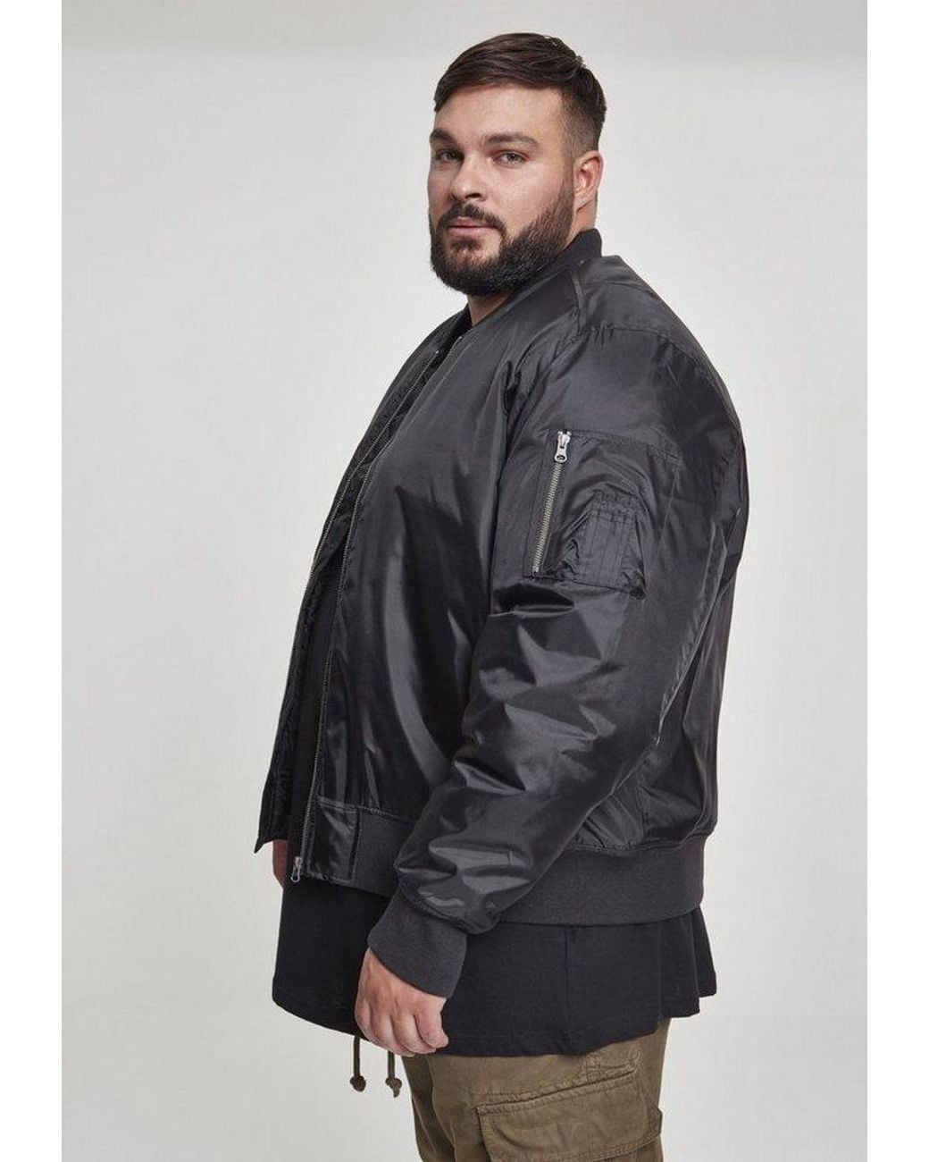 Urban Classics Kurzjacke Basic Bomber in Gray für Herren
