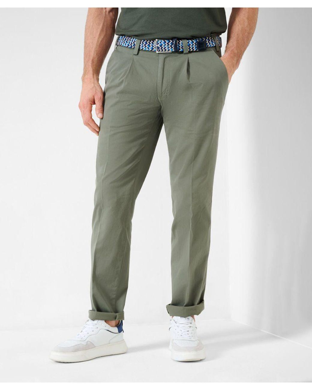 eurex by brax bundfaltenhose