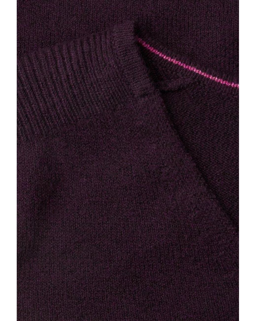 Cecil Blue Strickpullover Mit V-Ausschnitt