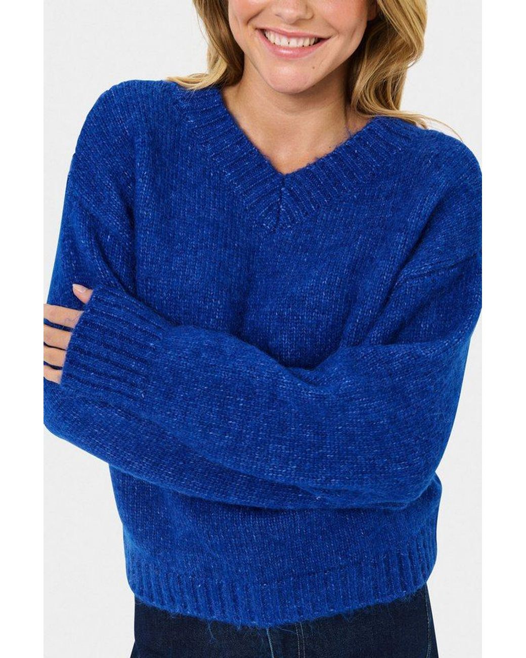 Saint Tropez Blue Strickpullover Strickpullover Maisaliasz