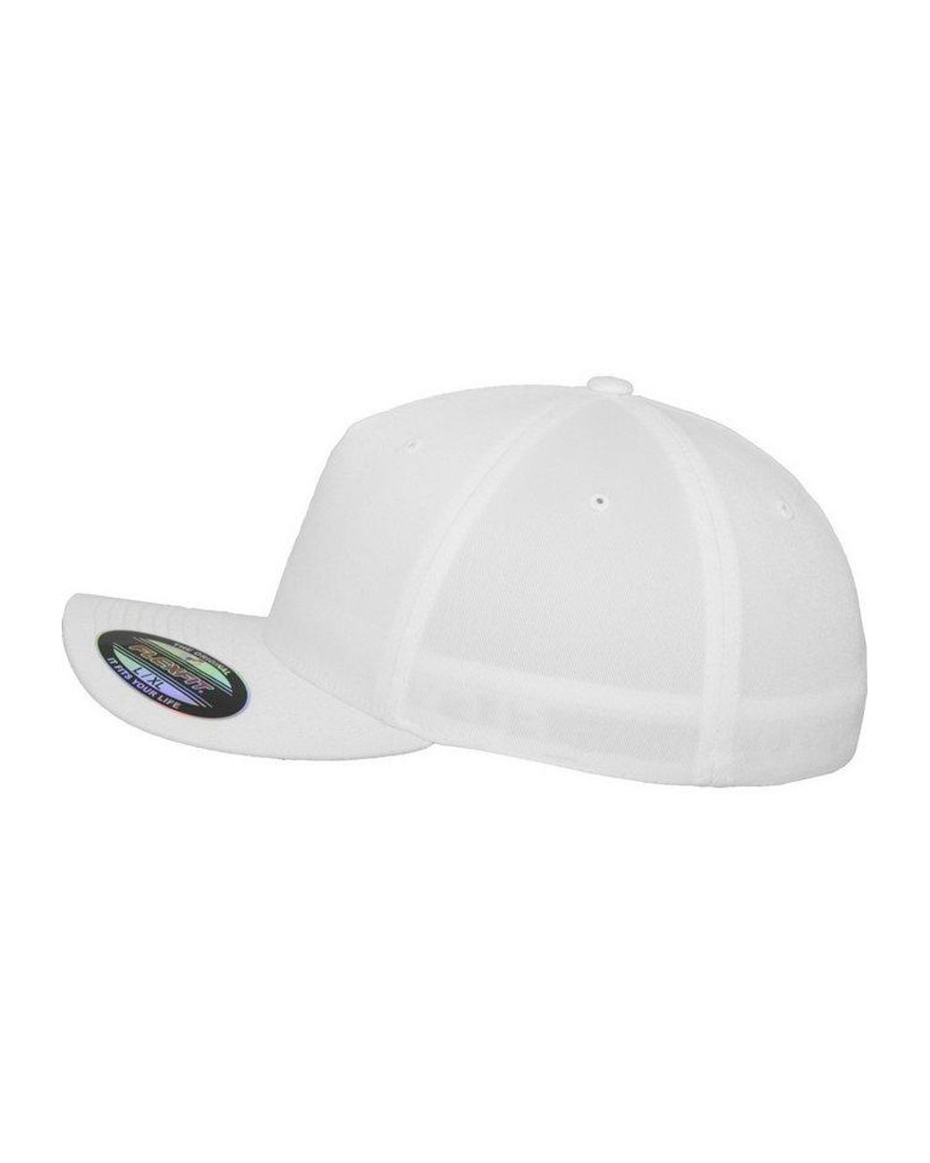 Flexfit White Flex Cap 5 Panel