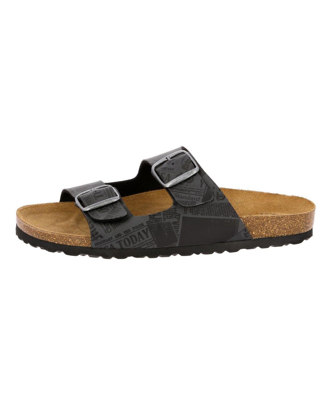 Lico Pantolette Bioline Print Pantolette in Black für Herren