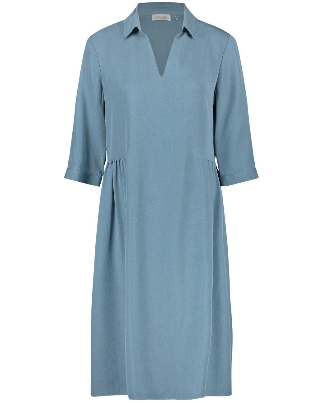 Gerry Weber Midikleid Fein schimmerndes Kleid aus Lyocell in Blau | Lyst DE