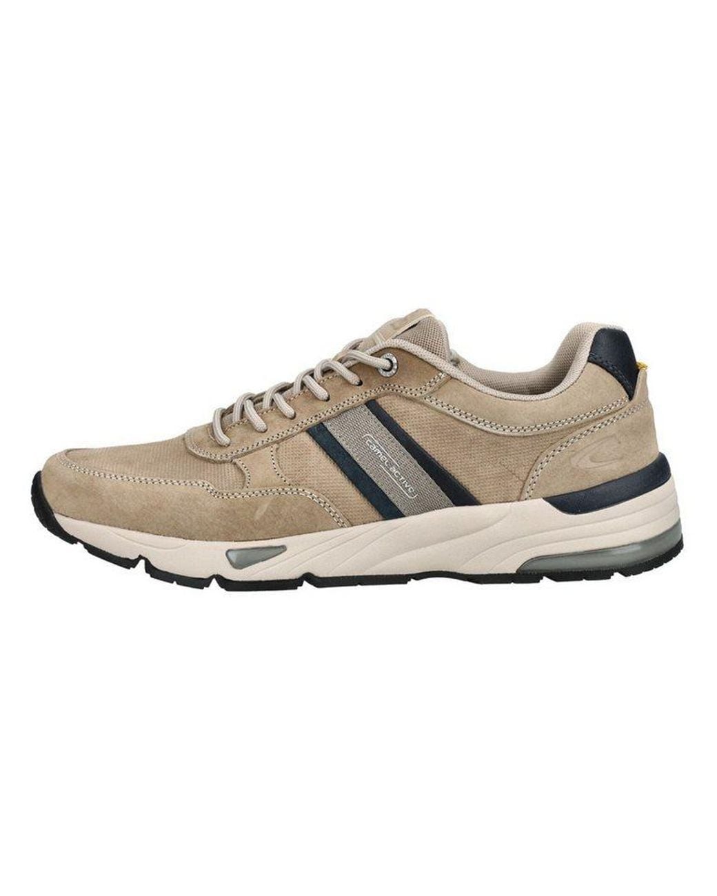 Camel Active Sneaker Nubukleder Sneaker in Natural für Herren