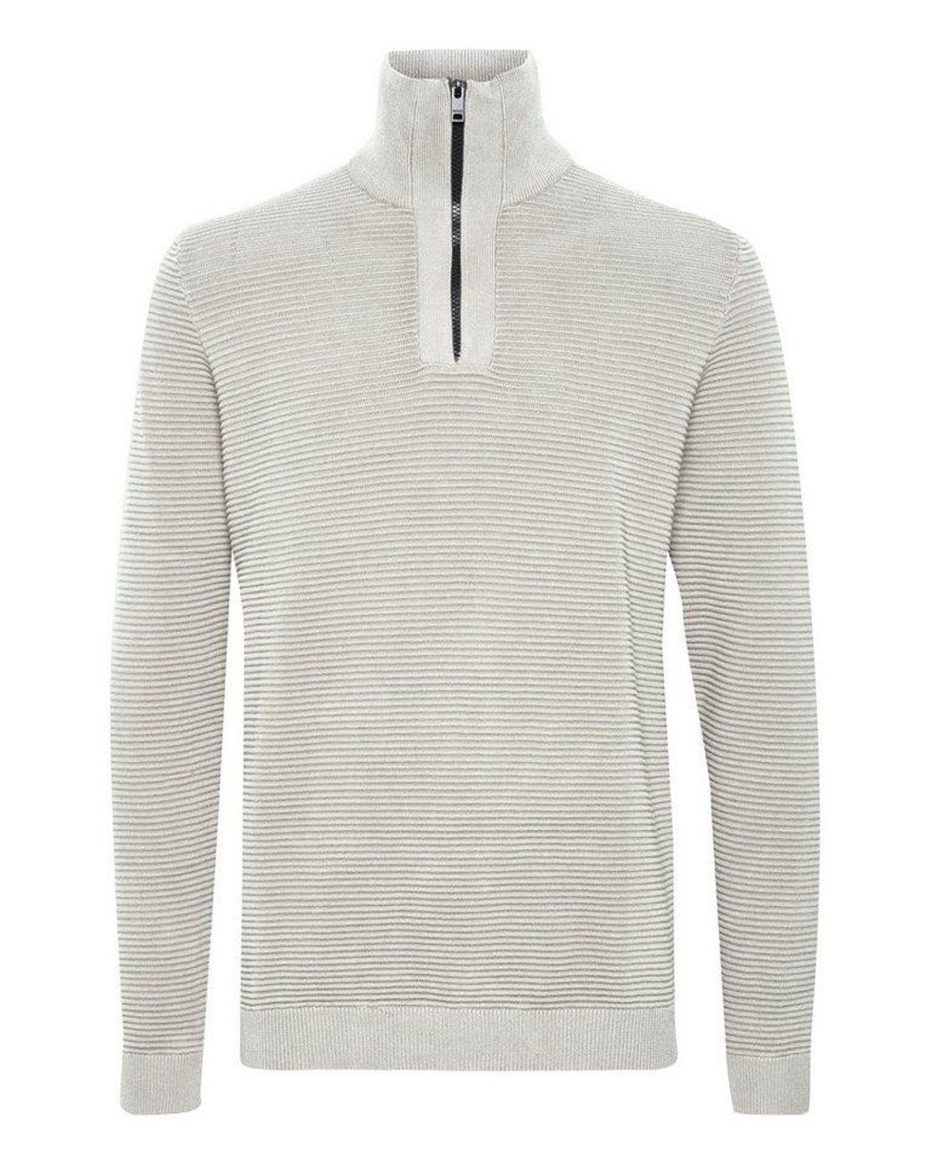Solid Troyer Sdvalencia Modischer Pullover in White für Herren