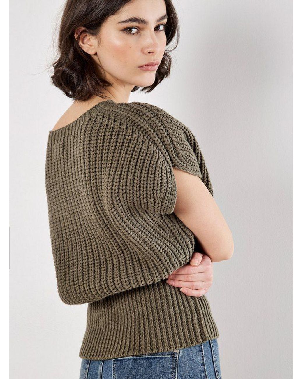 Apricot Brown Pullunder Pullunder