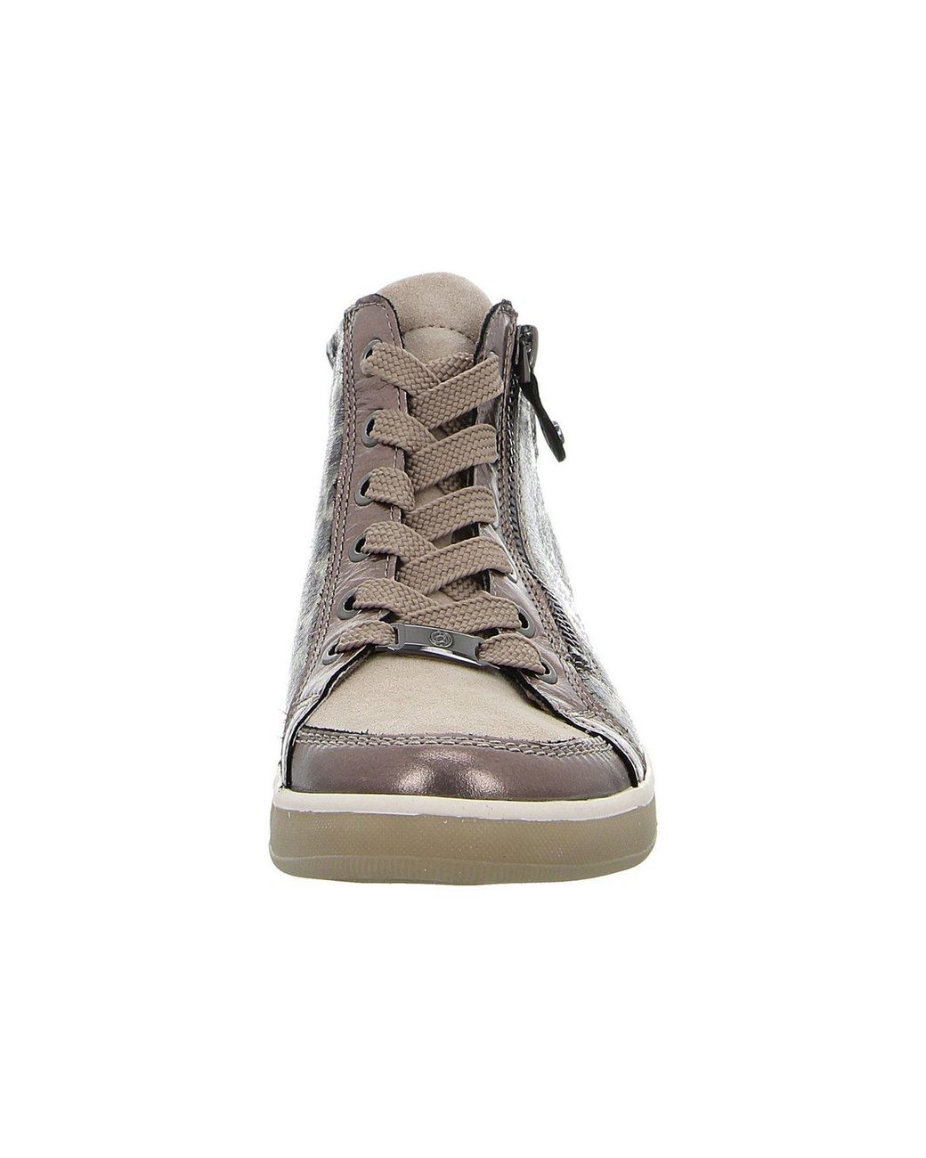 Ara Black Rom-St-High-Soft Sneaker