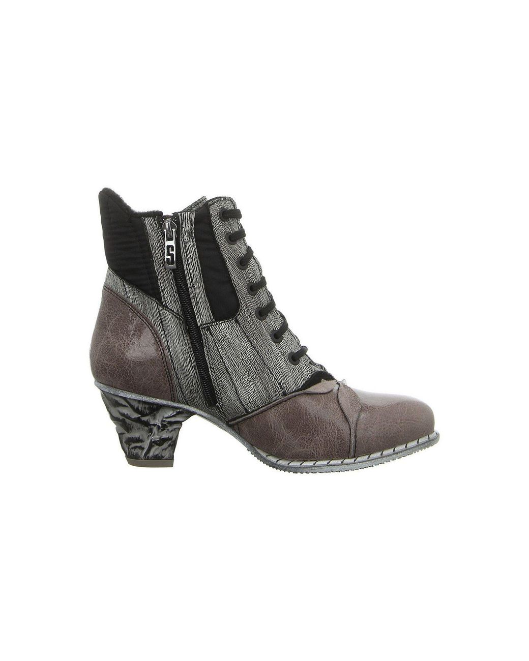 Simen Black Schnürstiefelette