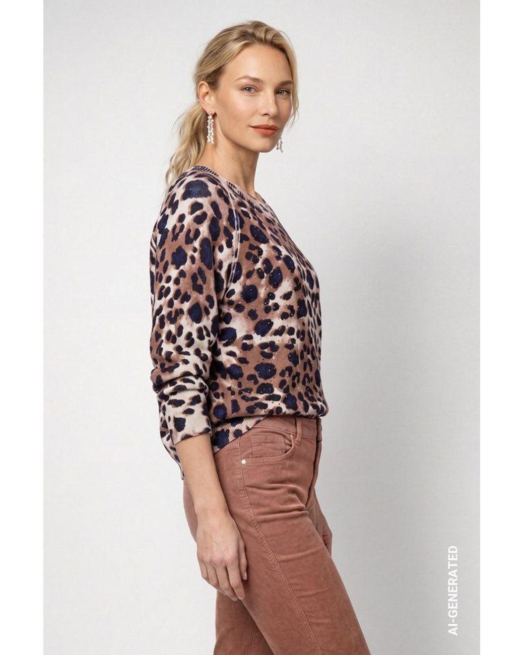 Monari Multicolor Strickpullover Pullover