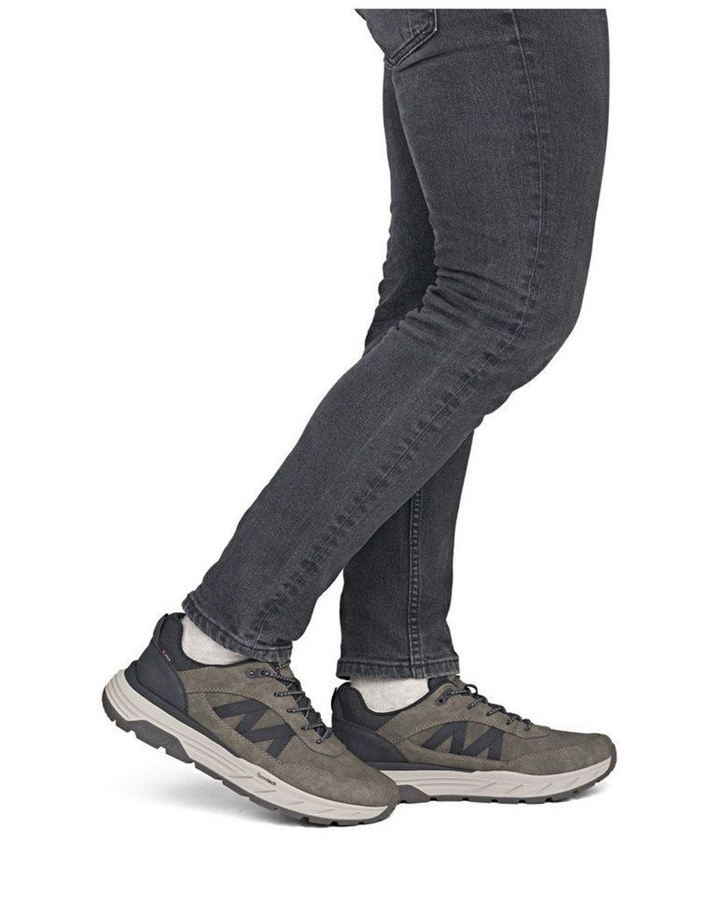 Rieker Sneaker Lederimitat/Textil Sneaker in Brown für Herren