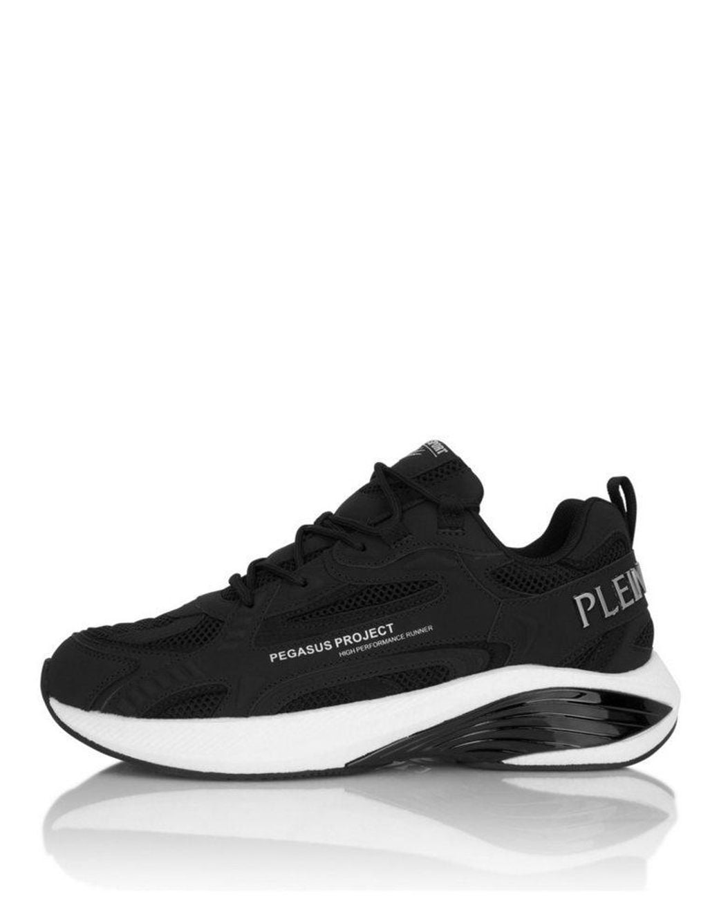 Philipp Plein Black Pegasus Sneaker