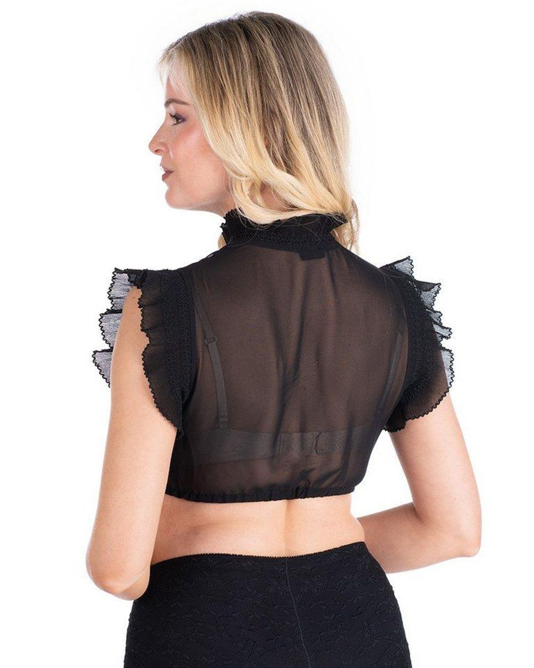 hammerschmid Black Dirndlbluse Dirndlbluse