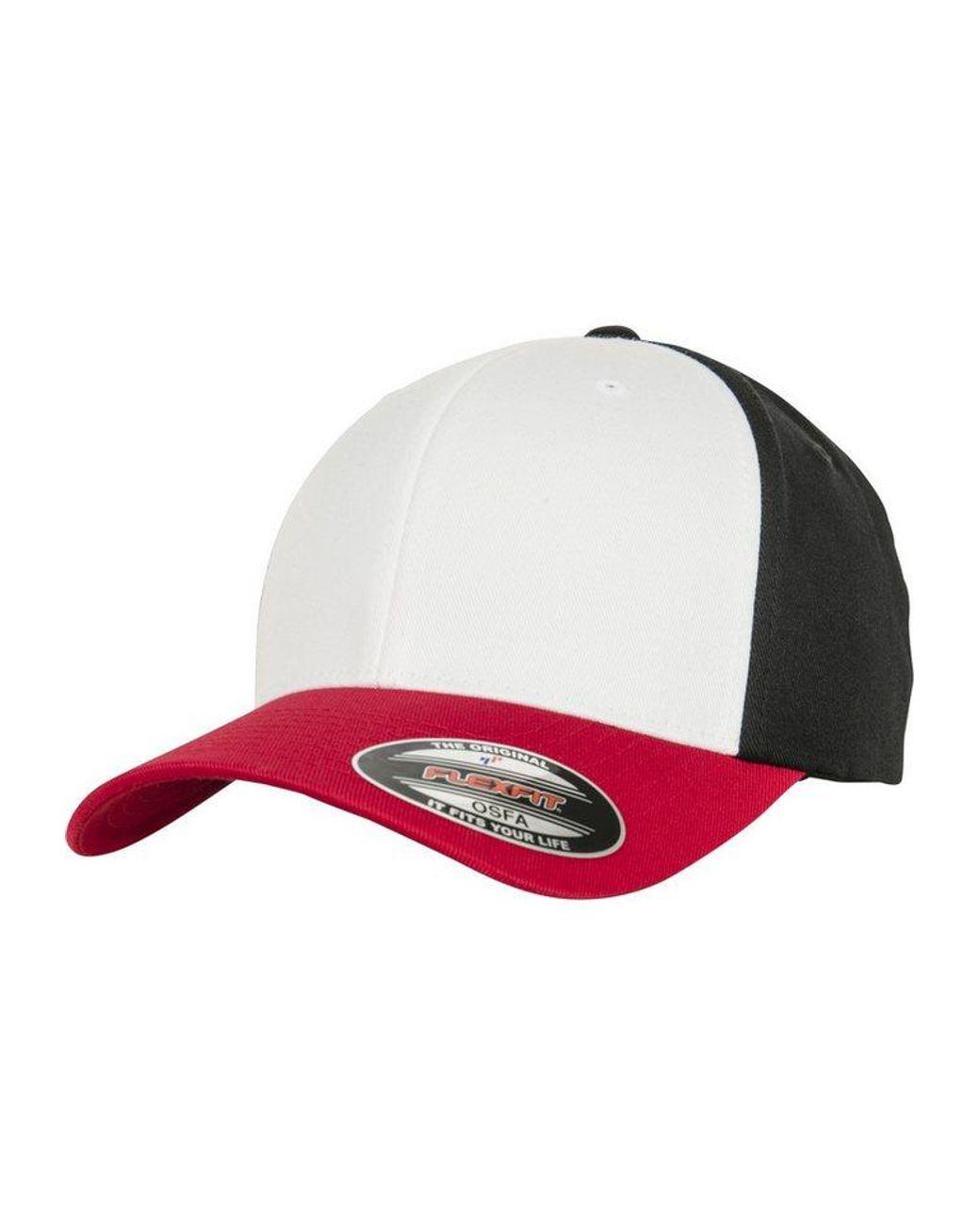 Flexfit Red Flex Cap 3-Tone