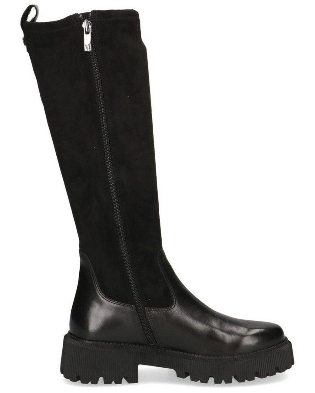 Caprice Black Stiefel Leder/Textil Stiefel