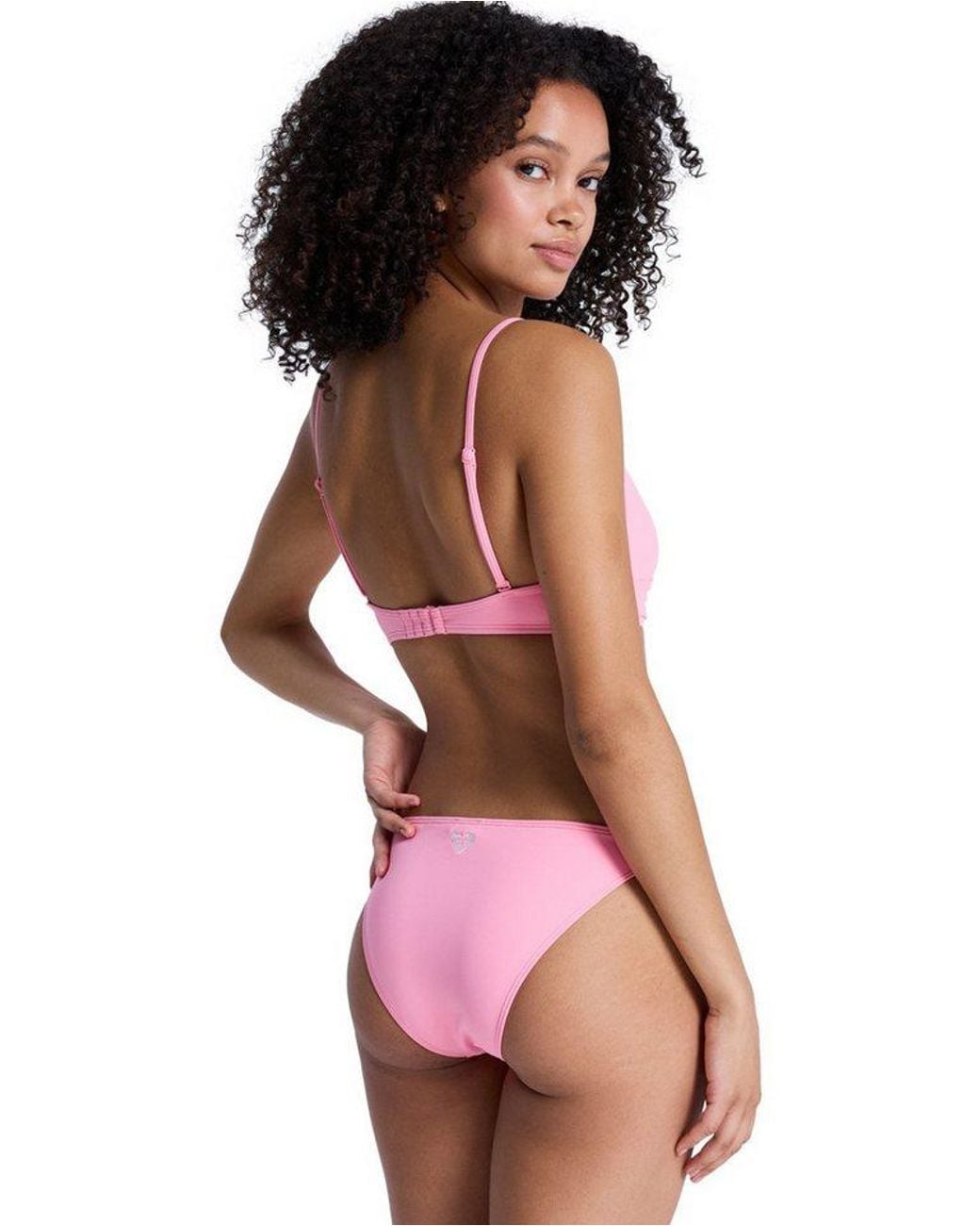 Roxy Red Bandeau-Bikini-Top Solid Essentials Wrap Bra
