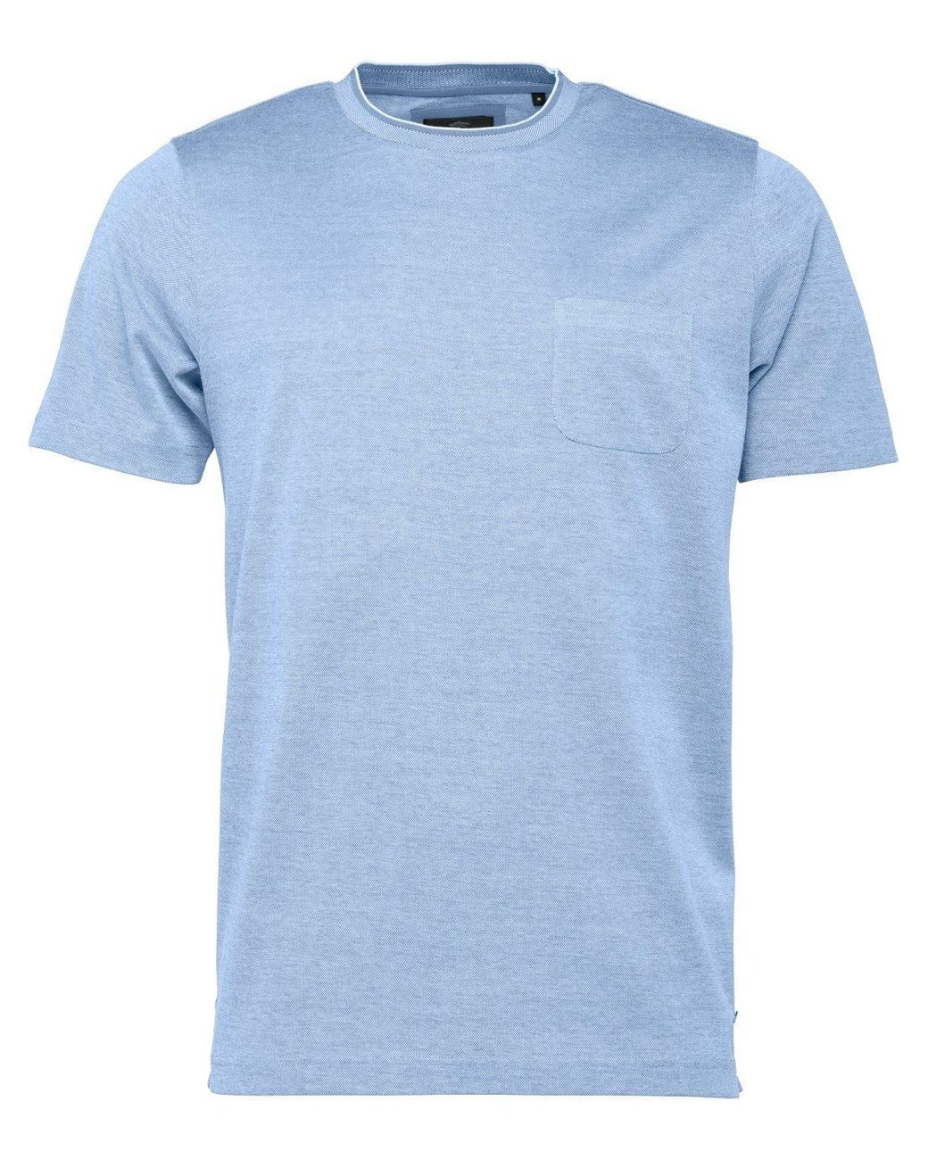 | in feinem T-Shirt DE für aus Blau Fynch-Hatton Lyst (1-tlg) Herren Baumwoll-Piqué