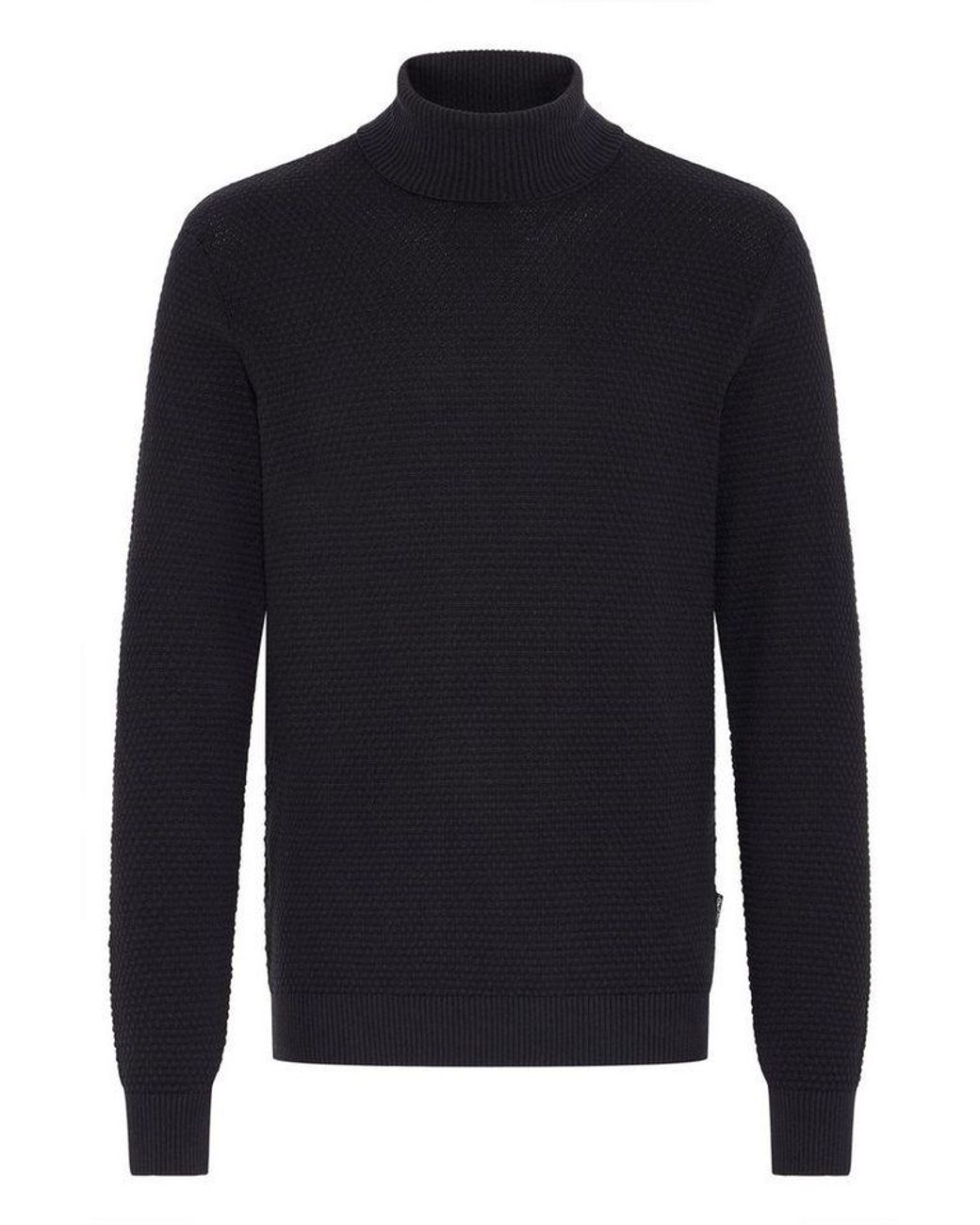 Blend Rollkragenpullover Bhredhill Stilvoller Basic Strickpullover Mit Rollkragen in Blue für Herren