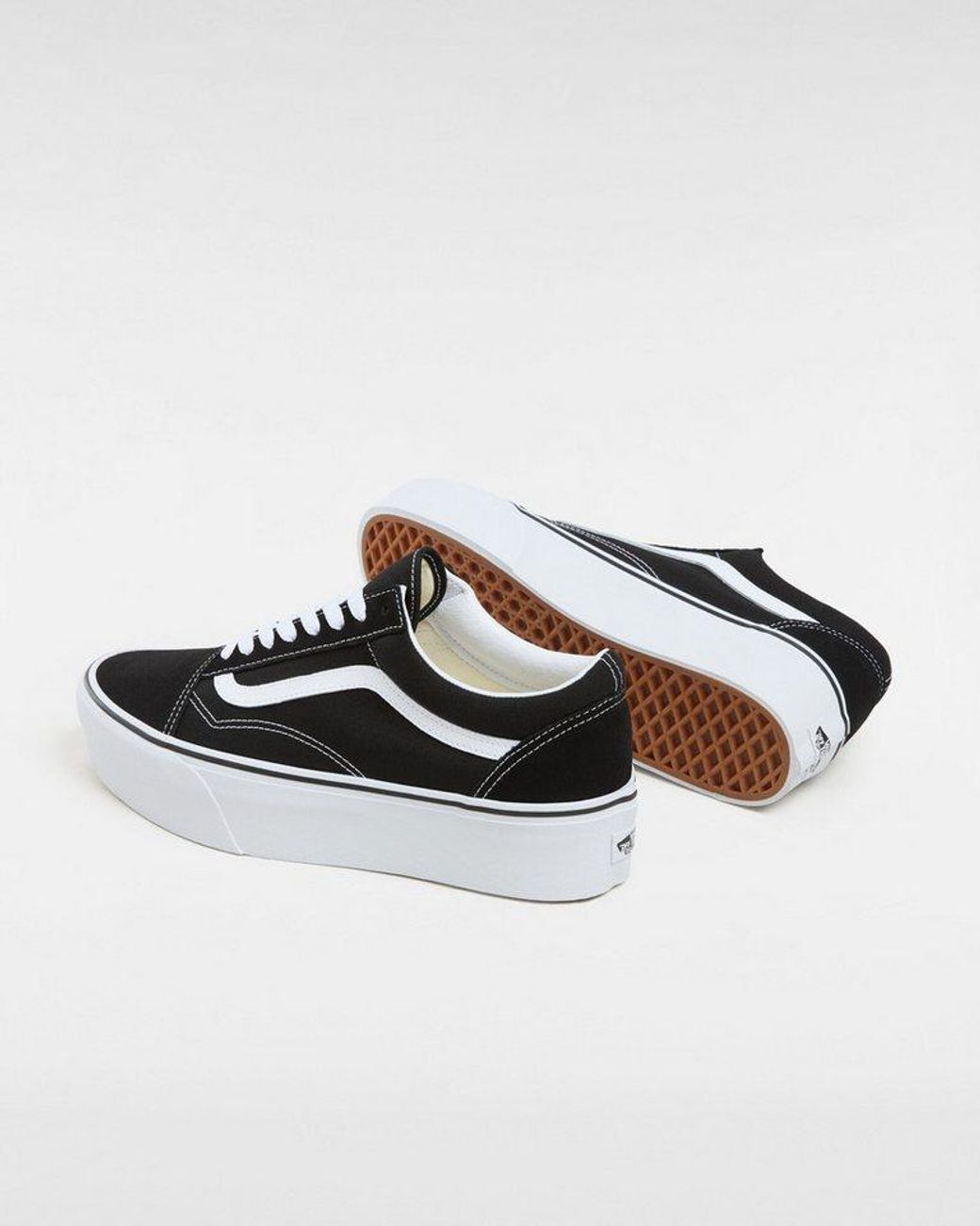 Vans Black Old Skool Stackform Plateausneaker