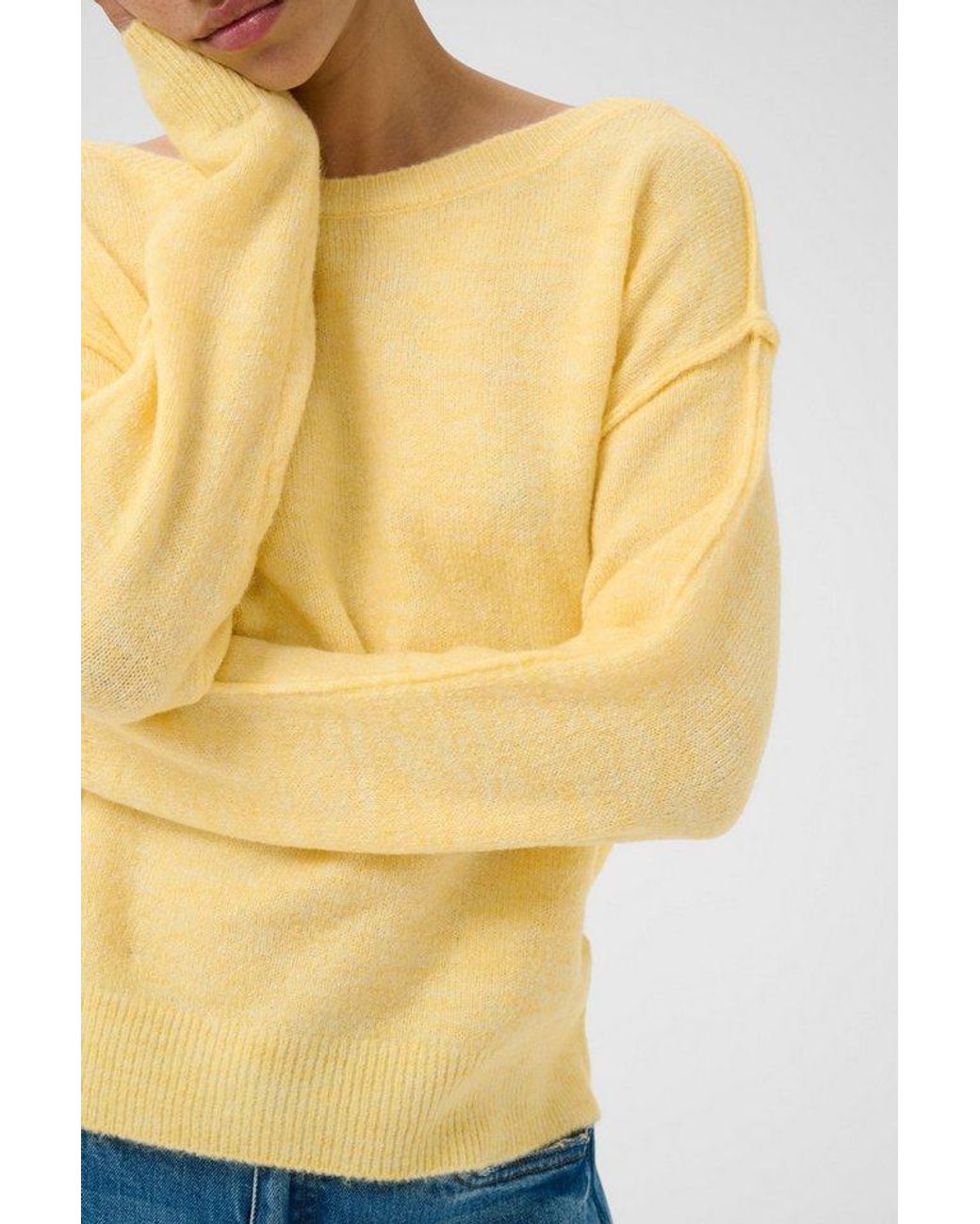 Kaffe Blue Strickpullover Strickpullover Kairis